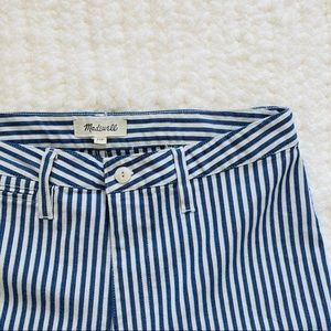 Madewell Emmett Wide Leg Pants Railroad Stripe